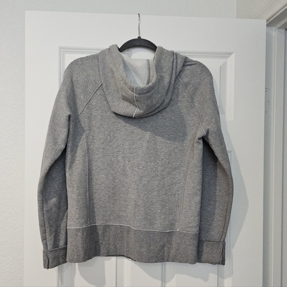 Converse One Star Women's Gray Zip-Up Hoodie Junior's Size XL - Picture 2 of 3